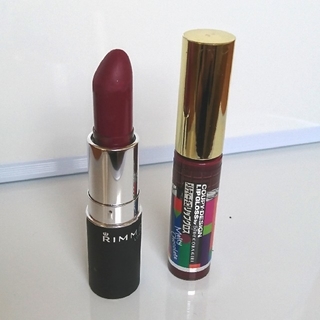 リンメル(RIMMEL)の[匿名配送]　ボルドーリップ＆グロスセット(口紅)