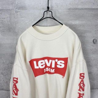 リーバイス(Levi's)の古着 Levi's リーバイス ビッグシルエット 袖プリ スウェット トレーナー(スウェット)