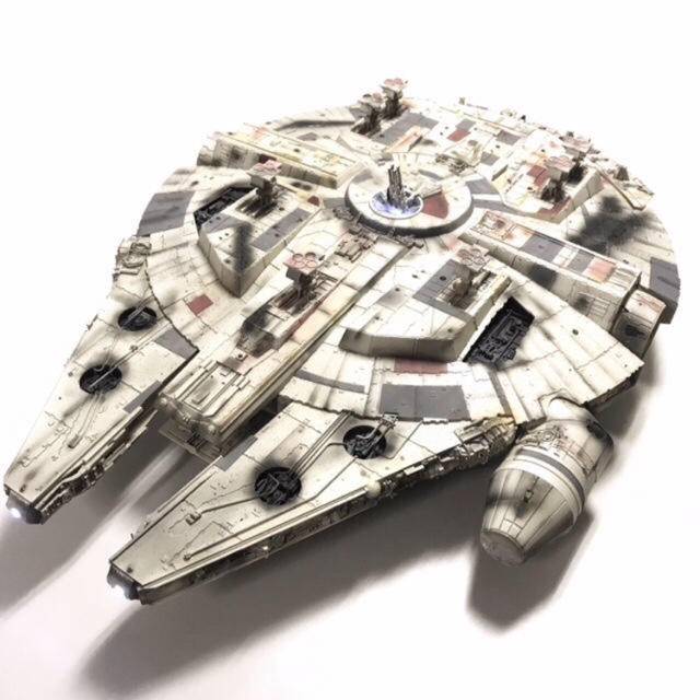 完成品 ミレニアムファルコン 1/43 デアゴスティーニ(未塗装)-