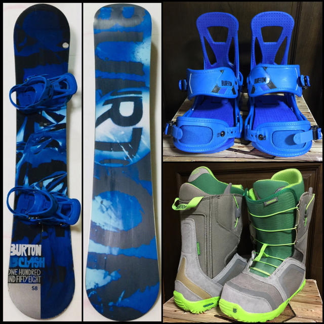 BURTON(バートン)の○ BURTON Snowboards…etc♂メンズスノーボードセット○ スポーツ/アウトドアのスノーボード(ボード)の商品写真