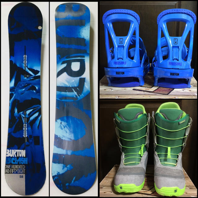 BURTON(バートン)の○ BURTON Snowboards…etc♂メンズスノーボードセット○ スポーツ/アウトドアのスノーボード(ボード)の商品写真