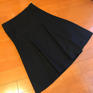 ラルフローレン(Ralph Lauren)のラルフローレン 紺フレアースカート5f 大きいサイズ　クリーニング済(ロングスカート)