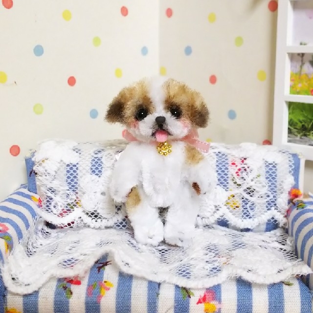 モールアート  シーズー  犬 ハンドメイドのぬいぐるみ/人形(人形)の商品写真