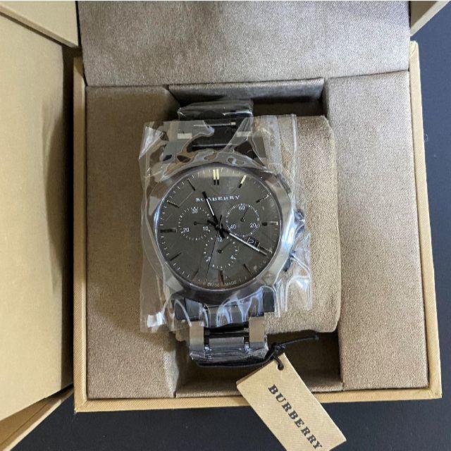 BURBERRY(バーバリー)の新品 Burberry バーバリー BU9354 腕時計 黒 ブラック ガンメタ メンズの時計(腕時計(アナログ))の商品写真