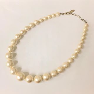 ジェイプレスレディス(J.PRESS LADIES)のコットンパール ショートネックレス(ネックレス)