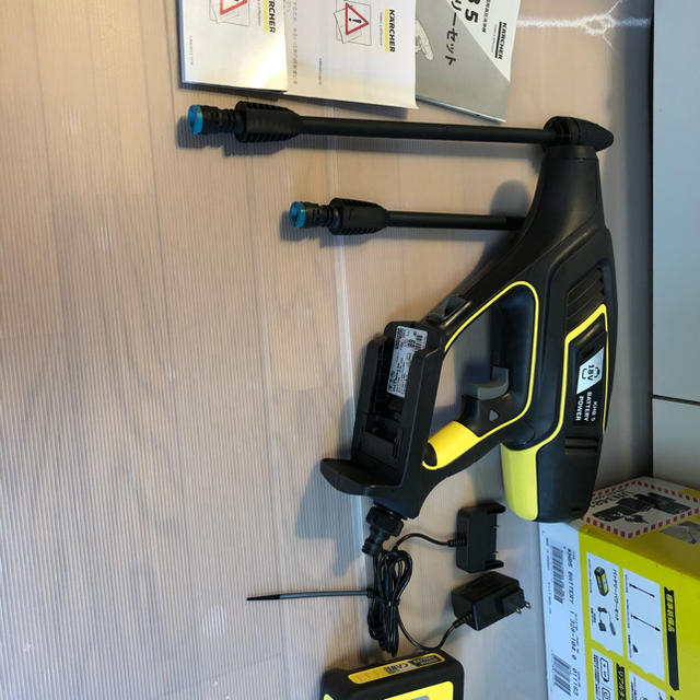 正規逆輸入品】 ケルヒャー KHB5 バッテリーセット自吸用ホース付き