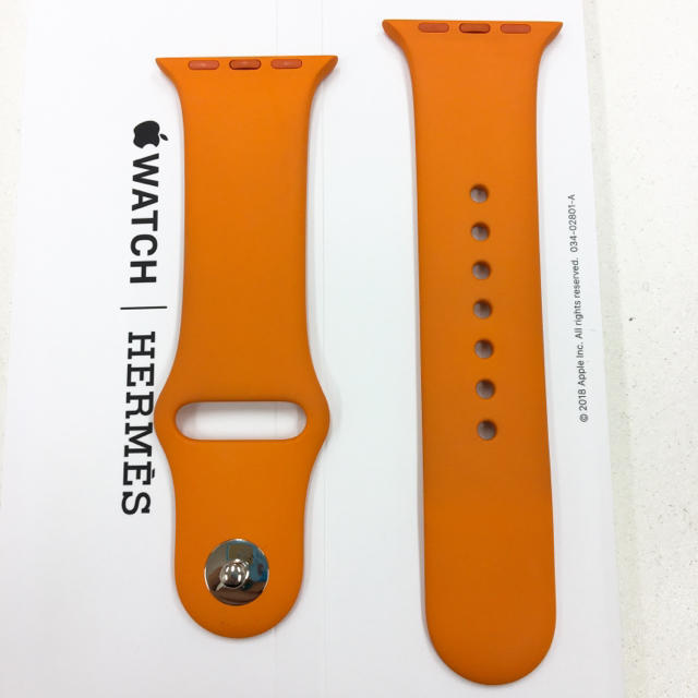 Apple Watch HERMES 限定 オレンジ スポーツバンド 40mm - 腕時計