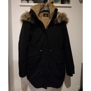 ザラ(ZARA)のモッズコート　黒(モッズコート)