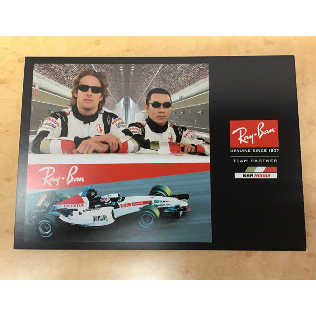 Ray-Ban(レイバン)の佐藤琢磨 BARホンダ レイバン ポストカード 3枚 エンタメ/ホビーのタレントグッズ(スポーツ選手)の商品写真