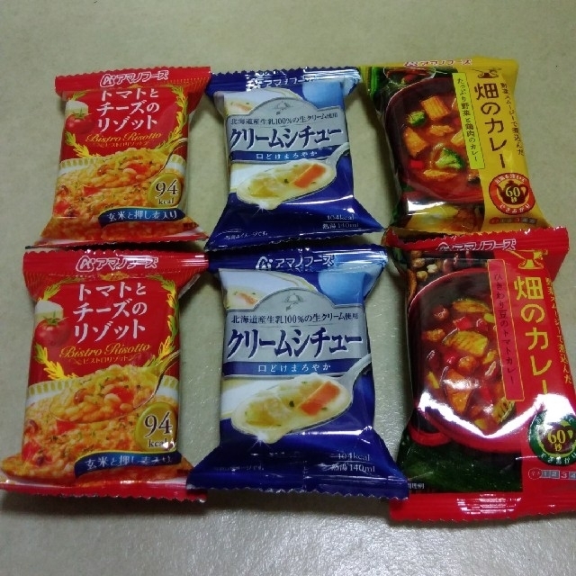 アサヒ(アサヒ)のアマノフーズフリーズドライ　6食 食品/飲料/酒の加工食品(インスタント食品)の商品写真