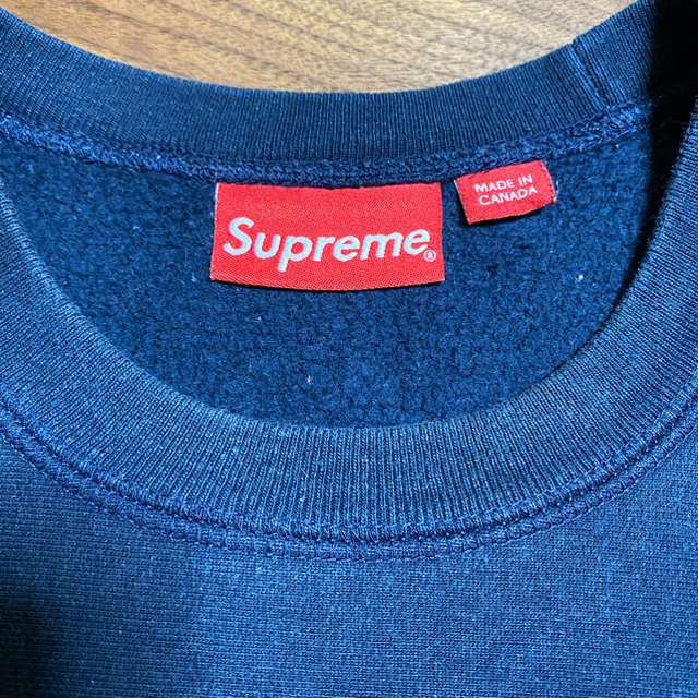 値下げ　supreme box logo crew neck 2015AW