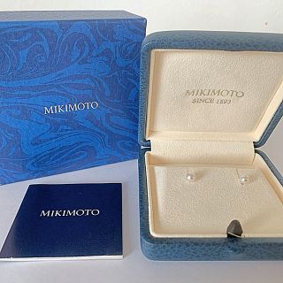 ミキモト(MIKIMOTO)の☆定価5万強＊特注＊ほぼ新品☆ミキモト パールピアス 5mm玉(ピアス)