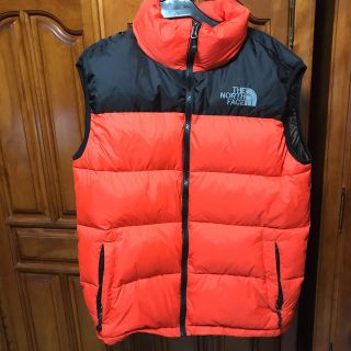 ザノースフェイス(THE NORTH FACE)のヨシダ様専用ノースフェイス ダウンベスト　オレンジ(ダウンベスト)