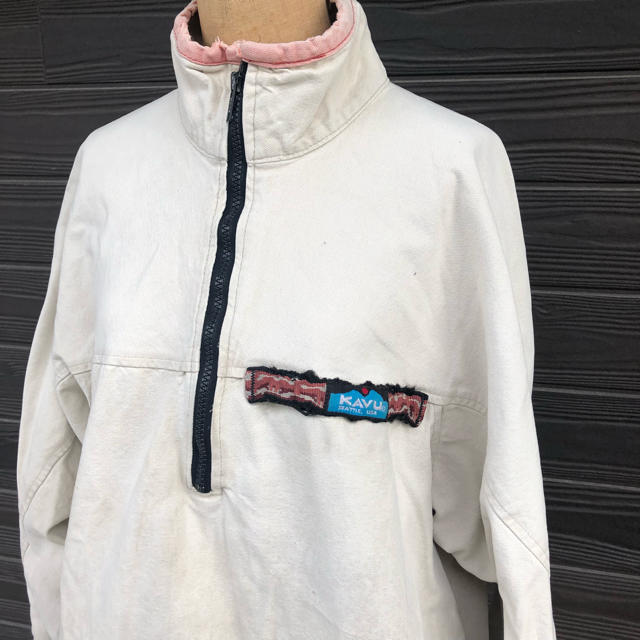 KAVU(カブー)のKAVU ハーフジッププルオーバー アノラック USA製 アウトドア 古着 メンズのジャケット/アウター(その他)の商品写真