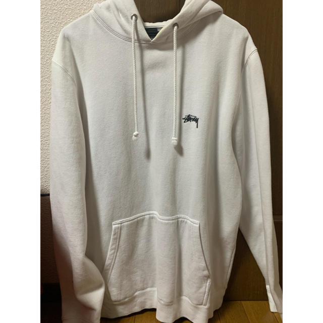 通販 サイト ステューシー　STUSSY パーカー 黄色 白色