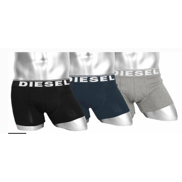 DIESEL(ディーゼル)のディーゼル　ボクサーパンツ　3枚セット メンズのアンダーウェア(ボクサーパンツ)の商品写真