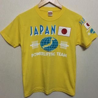 POWERLIFTING TEAM 日本 Tシャツ パワーリフティング ジム(Tシャツ/カットソー(半袖/袖なし))