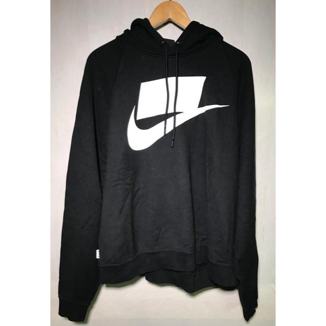 NIKE ルーズフィット パーカー hoodie ブラック サイズL-