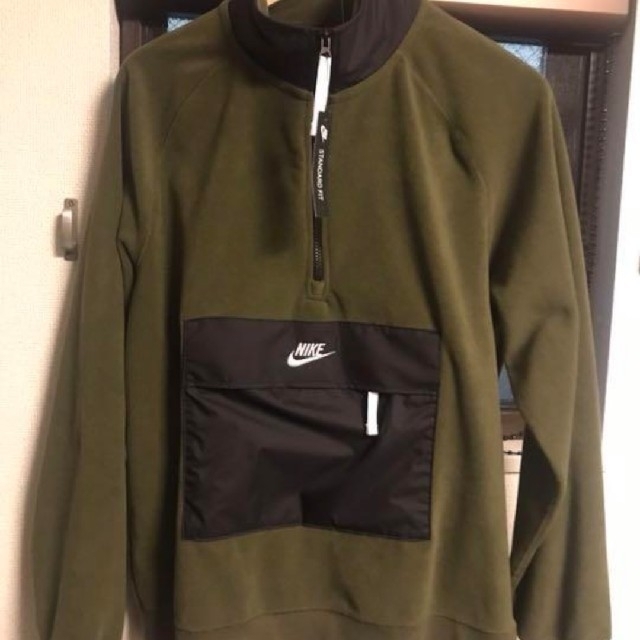 NIKE(ナイキ)の【完売商品】ナイキ ハーフジップ フリース コアウィンター アースカラー メンズのトップス(スウェット)の商品写真