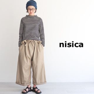 ヤエカ(YAECA)のnisica（ニシカ）／ガンジーネックカットソー(シャツ/ブラウス(長袖/七分))