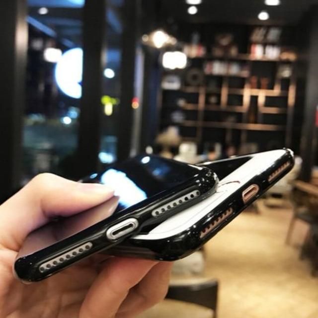 【iPhone 7/8／ブルースマイリー】iPhoneケース ニコちゃん スマホ/家電/カメラのスマホアクセサリー(iPhoneケース)の商品写真