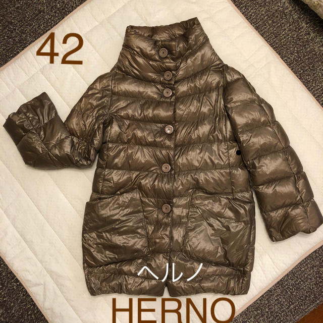 HERNO ヘルノ ダウンコート 42(M位) ベージュ系