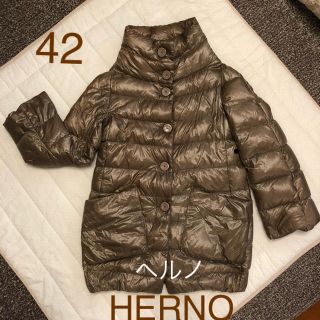 ヘルノ(HERNO)のヘルノ　ベージュ系　コクーンスタイル　ダウンコート(ダウンコート)