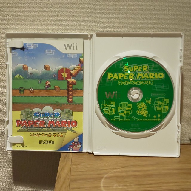 任天堂(ニンテンドウ)のスーパーペーパーマリオ Wii エンタメ/ホビーのゲームソフト/ゲーム機本体(家庭用ゲームソフト)の商品写真