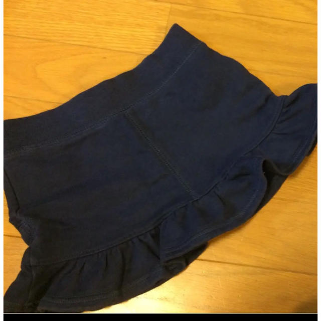 Ralph Lauren(ラルフローレン)のラルフローレン ネイビー スカート オーバーパンツ付き 90 キッズ/ベビー/マタニティのキッズ服女の子用(90cm~)(スカート)の商品写真
