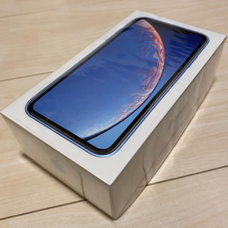 アップル(Apple)のiPhoneXR Blue 128GB docomo(スマートフォン本体)