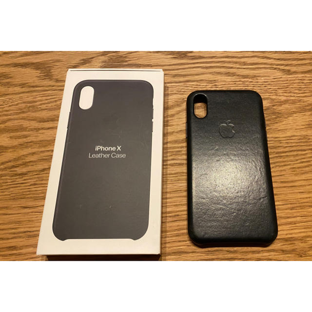 Apple Apple Iphone X 純正レザーケース ブラック 正規品 中古の通販 By Yusukeroom1033 S Shop アップル ならラクマ