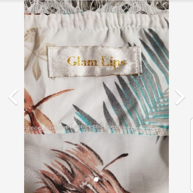 eimy istoire(エイミーイストワール)のGLAM LIPS キャミ 美品☆ レディースのトップス(キャミソール)の商品写真