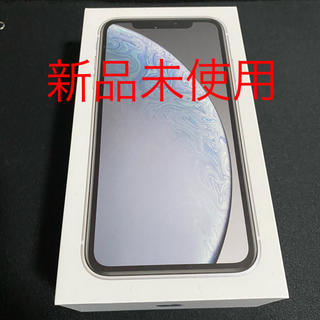 アップル(Apple)のiPhone XR SIMフリー　ホワイト　64GB(スマートフォン本体)