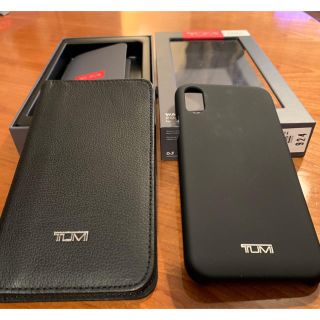 トゥミ(TUMI)の新品未使用 TUMI iPhone XS / X 手帳型/分離型レザーケース(iPhoneケース)