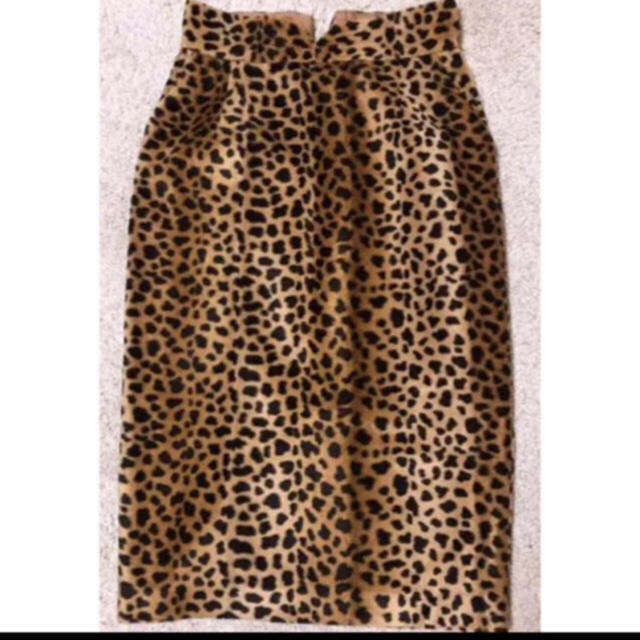 moussy(マウジー)のレオパード柄スカート レディースのスカート(ひざ丈スカート)の商品写真