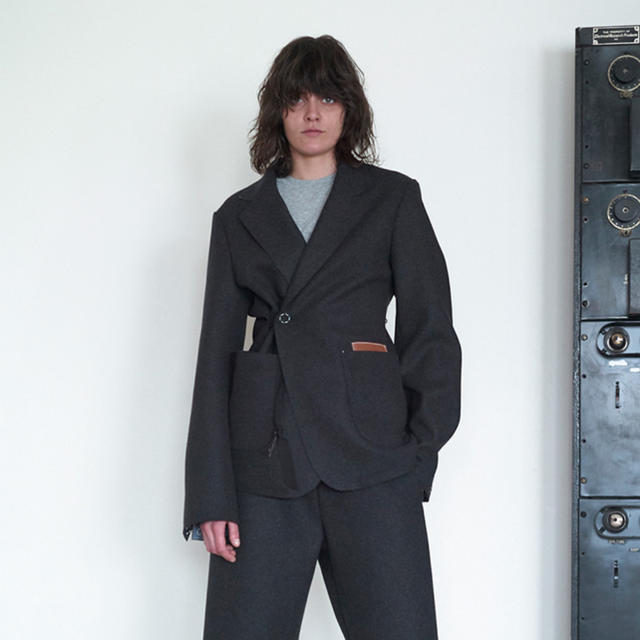 SUNSEA(サンシー)の【SUNSEA】Cut Off Melton Jacket メンズのジャケット/アウター(テーラードジャケット)の商品写真