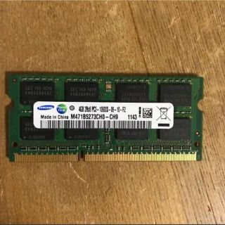 サムスン(SAMSUNG)の4GB メモリ(PCパーツ)