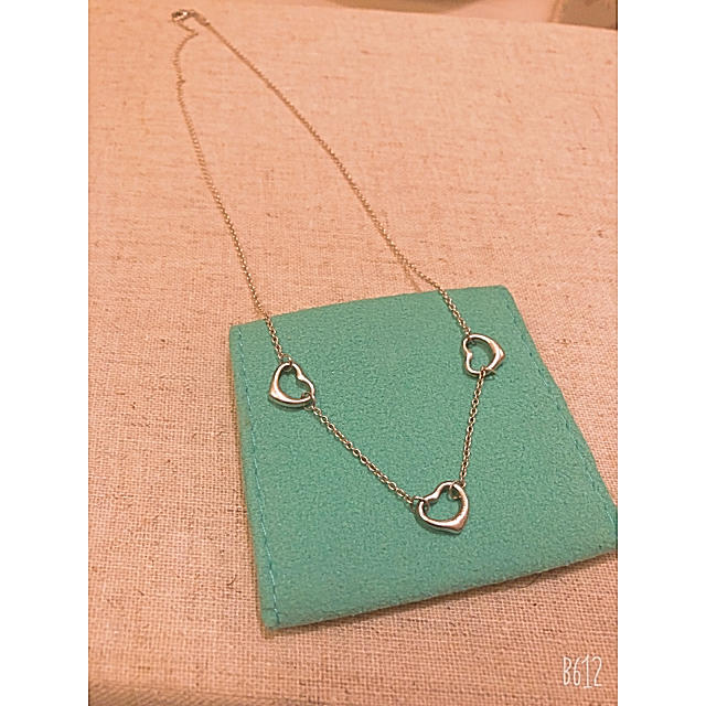 Tiffany オープンハート　ネックレス