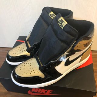 ナイキ(NIKE)のたぬき眠り猫さん専用NIKE AIR JORDAN 1 NRG GOLD TOE(スニーカー)