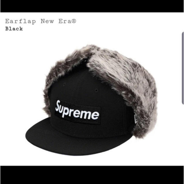 BlackブラックサイズSupreme Earflap New Era ニューエラ シュプリーム