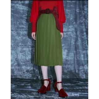 パメオポーズ(PAMEO POSE)の Gun Belt Skirt(ロングスカート)