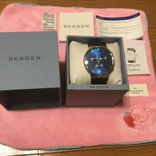 スカーゲン(SKAGEN)のSKAGEN ⭐️クロノグラフ men’s 腕時計(腕時計(アナログ))