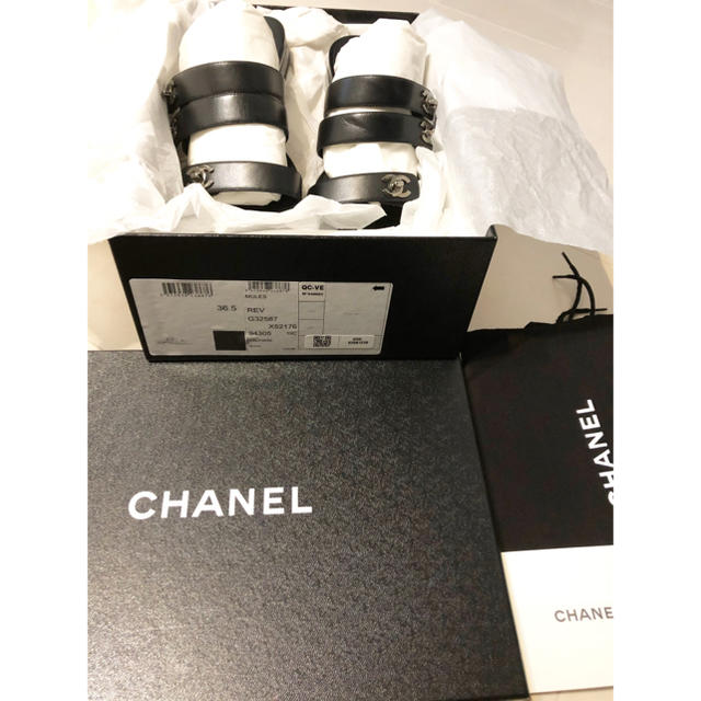 CHANELターンロックサンダル美品レディース