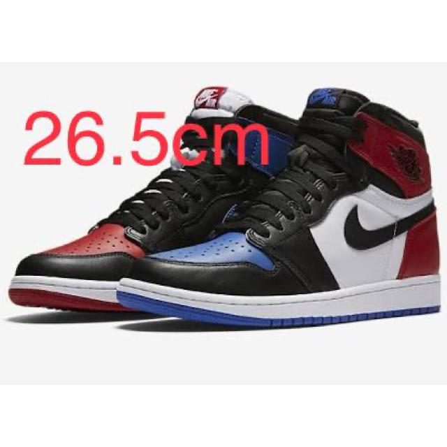 スニーカー26.5 新品 NIKE AIR JORDAN 1 HIGH OG TOP3