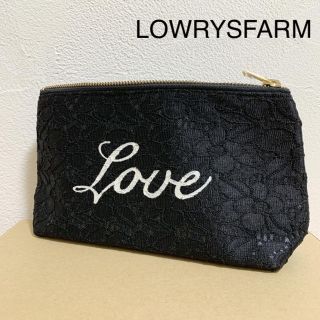 ローリーズファーム(LOWRYS FARM)の【新品未使用】LOWRYSFARM ポーチ レース マチ付き(ポーチ)