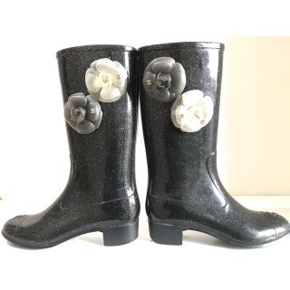 シャネル ラメ レインブーツ/長靴(レディース)の通販 10点 | CHANELの