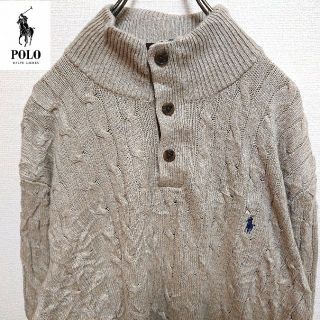 ラルフローレン(Ralph Lauren)のPolo Ralph Lauren
ポロ 刺繍 ハーフジップ&ボタン ニット(ニット/セーター)