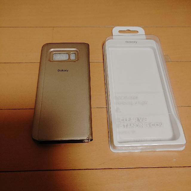 Galaxy(ギャラクシー)のサムスン　国内純正品　カバー　GalaxyS8　Clear View Cover スマホ/家電/カメラのスマホアクセサリー(Androidケース)の商品写真