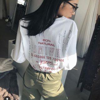 アリシアスタン(ALEXIA STAM)のjuemi Tシャツ(Tシャツ(長袖/七分))