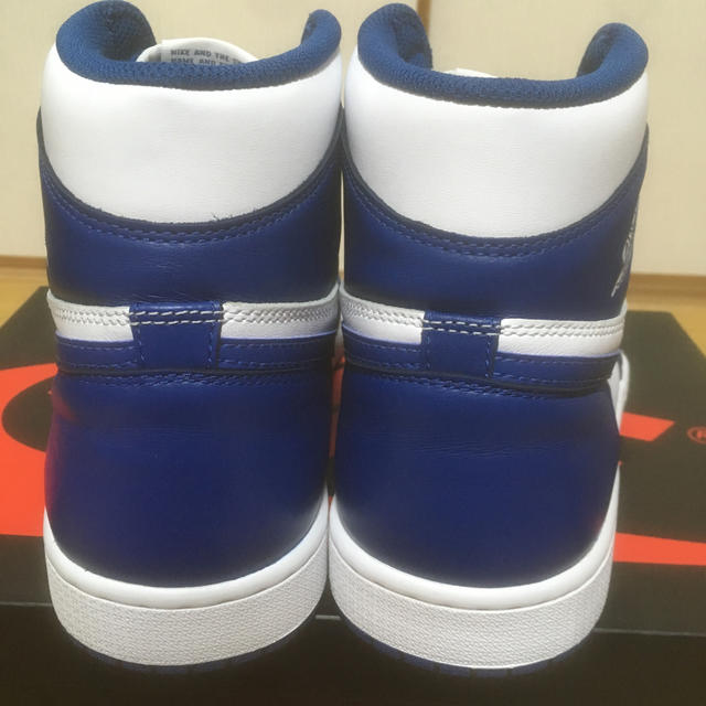 NIKE(ナイキ)の国内正規品 JORDAN 1 STORM BLUE 28.5cm 中古 メンズの靴/シューズ(スニーカー)の商品写真